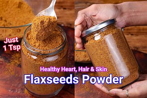 Flax Seeds Idli Podi Recipe | Flax Seed Chutney Powder