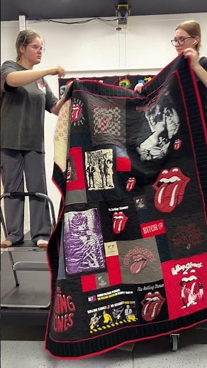Got a Closet Full of Rolling Stones Tees? Here’s the Ultimate T-shirt Quilt #shorts