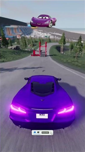 Did Lightning McQueen Just Survive This Crash? 💥 #shorts #cars