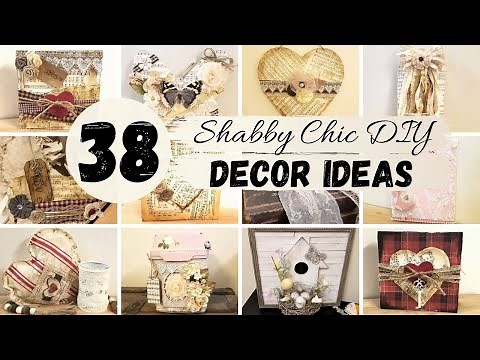 DIY SHABBY CHIC HOME DECOR | DOLLAR TREE DIYS | PRIMITIVE/FRENCH COUNTRY DECOR