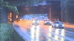 Fiery semi truck crash closes I-5 lanes for hours in Seattle