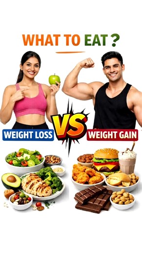what to eat for weight loss | best foods for weight gain | calorie deficit foods