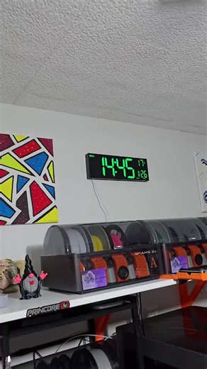 41,91 cm große digitale Wanduhr mit Fernbedienung, große LED/Doppelalarm/8 RGB-Farben/ Automatische Helligkeit/Datum/ Automatische Sommerzeit/Temperatur/ Nachtlicht Fitnessstudio-Uhren für Wohnzimmer Schlafzimmer Büro Wanddekoration #uhr #clock #digital #xxl #TikTokMadeMeBuylt