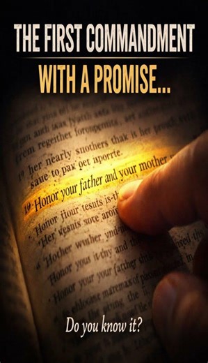 God Attached a Promise to THIS Commandment