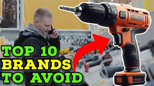 Top 10 Tool Brands You MUST Review Firts Before Buying! (Cordless Power Tools)