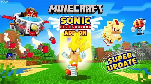 Minecraft x Sonic Add-On Super Update Now Available