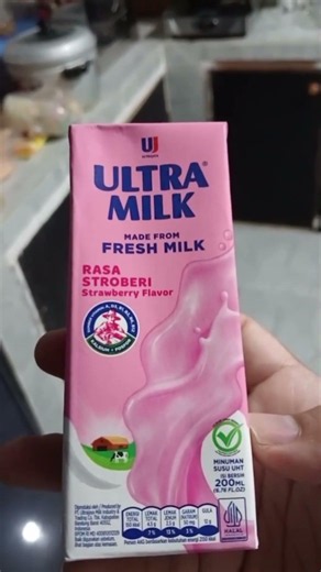 Review ultra milk rasa strawberry yang sangat enak