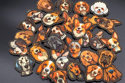 Dog Breed Cartoon Patch – Choose Your Favorite Breed - Etsy