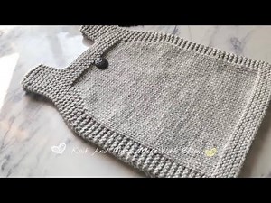 Newborn Baby Inner Wear Knitting Design (0-3 Month)/ Baby Vest Patterns / Half Sweater Design