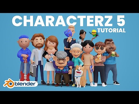 How to use 3D character generator in Blender. Beginner friendly