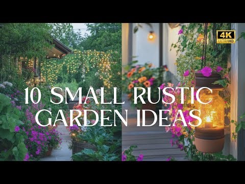 10 Small Rustic Garden Ideas for Cozy Outdoor Retreats |Cottage Garden Design,Vertical Planters Tips