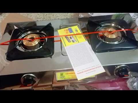 Best 2 Burner Gas Stove Steel Body | Kitchen Appliances | how to put under Gas Stove legs