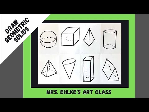 How to DRAW - Geometric Solids