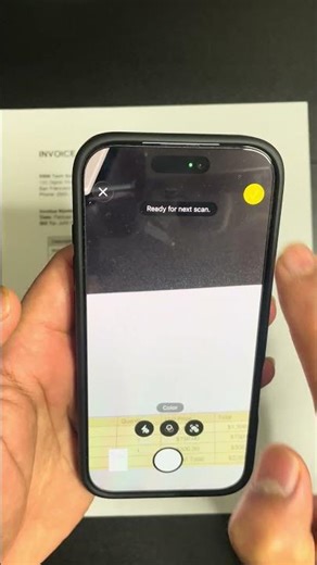 how to scan a document on iphone and email it