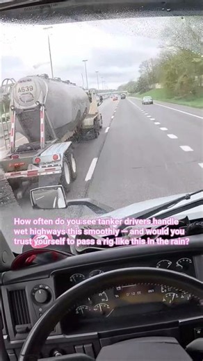 4K POV Truck Driving USA | Passing Tanker in the Rain | Relaxing American Highway Vibes #shorts