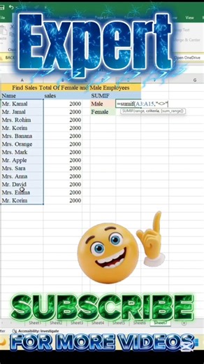 Separate Male & Female Data in Excel Instantly | Smart Filter Shortcut | Digital Office Skill