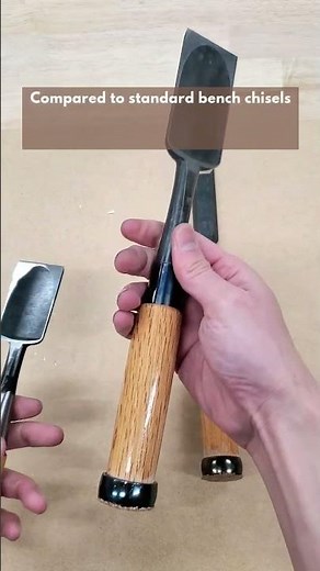 Japanese Timber Chisels for Heavy-Duty Joinery #JapaneseChisels #TimberFraming #WoodworkingShorts