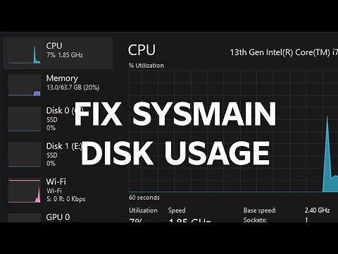 How to Fix SysMain High Disk Usage in Windows 10/11