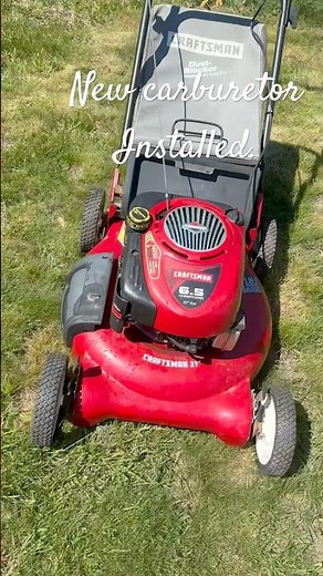 Good to go!! Craftsman push mower new carb installed.