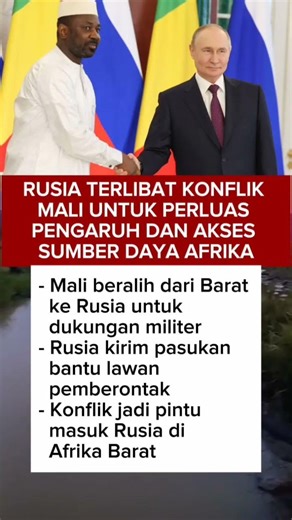 Rusia Terlibat Konflik Mali #geopolitik