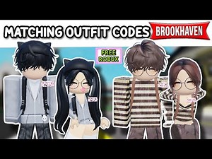 GIRL AND BOY MATCHING OUTFIT CODES FOR BROOKHAVEN 🏡RP, BERRY AVENUE AND BLOXBURG 🤩✨