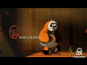 Kung Fu Panda (2008) end credits (Freeform live channel)