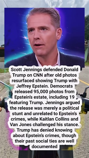 CNN’s Scott Jennings Gets Cornered Defending Trump Over Epstein Photos #trump #usa #donaldtrump