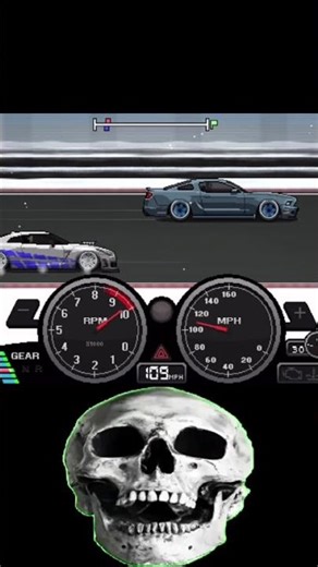 GTR R35 launch control☠️☠️ #pixelcarracer #edit #phonk #shortvideo #gtr #gaming #shorts