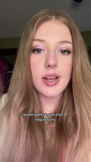 Answering if razor blades in water slides are a real risk, btw I haven’t been a lifeguard since I was 15 it was horrible for me