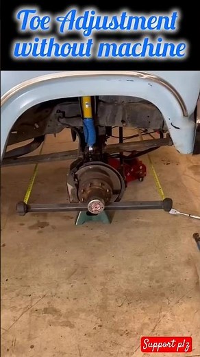 Toe In Toe Out Adjustment | Wheel alignment without machine #automobile #wheels #alignment #diy #car