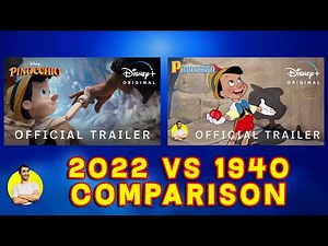Pinocchio Trailer 2 Comparison (2022 vs 1940) Shot For Shot
