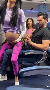 35M views · 20K reactions | Awkward moment pregnant woman and other man share awkward moment on airplane this video is a co production between network media productions and Laura Harwood #viral #fun #funny #omg #travel | Tips, Tricks & Funny Clips | Facebook
