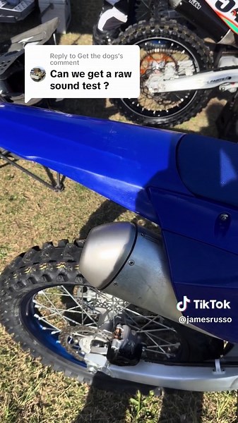 2024 Yamaha YZ450F Sound Check by James Russo