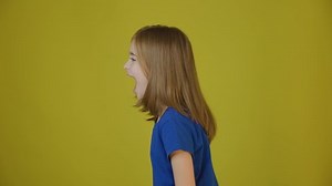 Side View Child Shouting Loud Portrait Stock Footage Video (100% Royalty-free) 1083886681 | Shutterstock