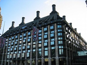 Portcullis House in London, England
