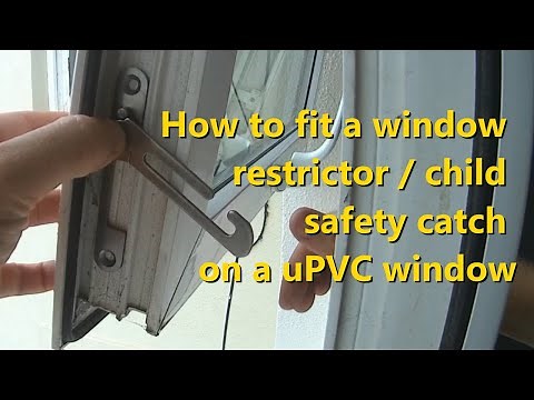 [32] How to fit a window restrictor / child safety catch on a uPVC window