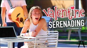 One of my all time favorites -- FREESTYLE SERENADING for VALENTINES!! ❤️❤️ | Angrypicnic