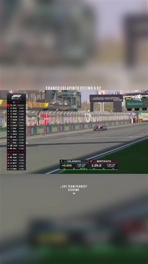 Colapinto P10 en Q2: F1 en China 🇨🇳