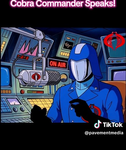 Cobra Commander addresses his haters #thepavement #digitalcreations #docsinn #gijoe #cobracommander