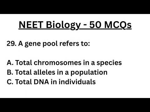 *50 NEET questions for practice!* || NCERT biology