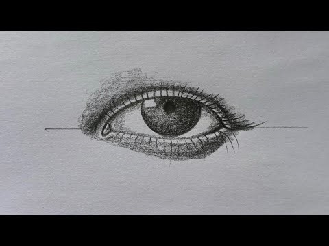Eye drawing #How to draw human eye drawing#pencil shading#step by step#