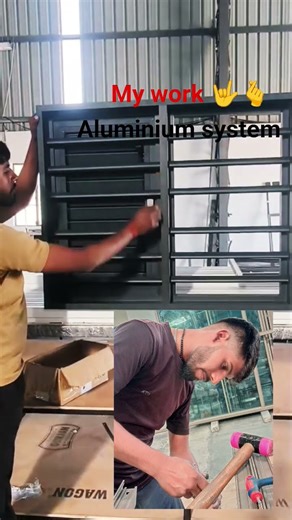 aluminium system work in