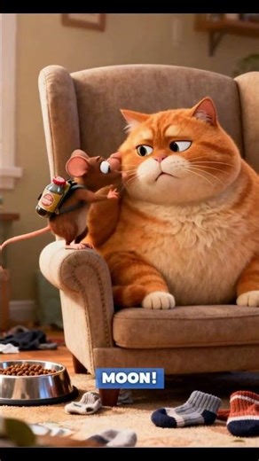 The Cat and the Mouse Who Touched the Moon! 🌙🐱🐭