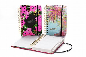 [Hot Item] Custom Agenda Notebook with Elastic Band in Spiral Binding Colorful Printing with OEM Logo