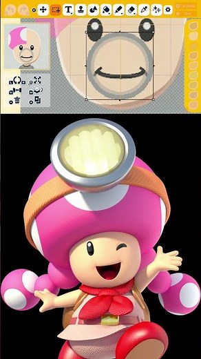 How to make Archivist Toadette from Captain Toad: Treasure Tracker #toadette #captaintoad