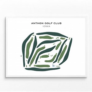Anthon Golf Club, Iowa | Golf Course Map, Golf Map, Golfer Gift for Him, Scorecard Layout, Golfer Boyfriend Gift, Art Print Decor - Etsy Canada