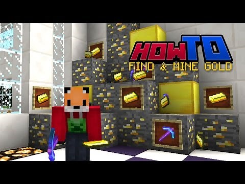 HOW TO MINE GOLD | Top Tips | Tutorial | Guide | How to Minecraft