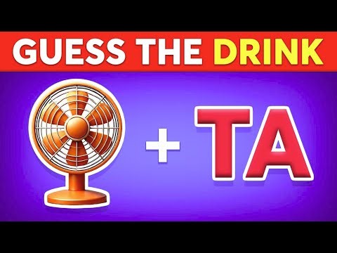 Guess The Drink By Emojis? | Ultimate Emoji Quiz Challenge