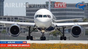 115K views · 1.6K reactions | The awesome takeoff sounds during Tuesday’s Airline Videos Live broadcast from the northside of LAX were thrilling not only for Plane Jockey Kevin but also for our audience! #aviation #airplanes #airports #airlinevideos #airlinevideoslive | AIRLINE VIDEOS | Facebook