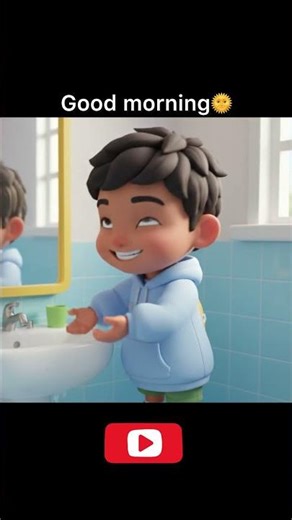 “Good Morning Song 🌞 | Morning Routine Rhyme for Kids | Wake Up, Brush & Get Ready!”